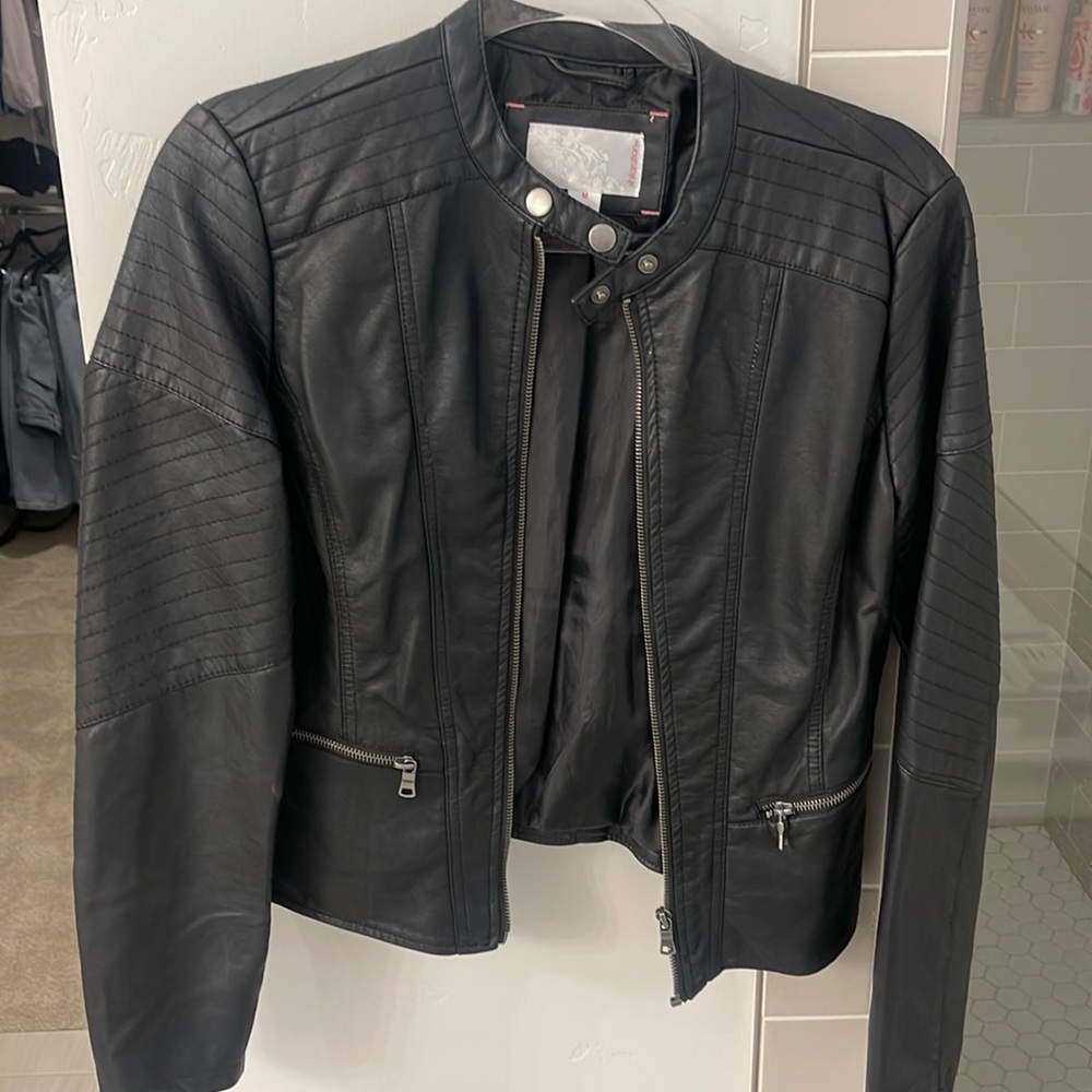 Size M xhilaration faux leather jacket
